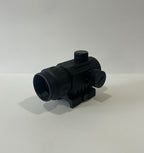 Valken Black Red Dot Airsoft Sight with Adjustable Magnification for Accurate Targeting