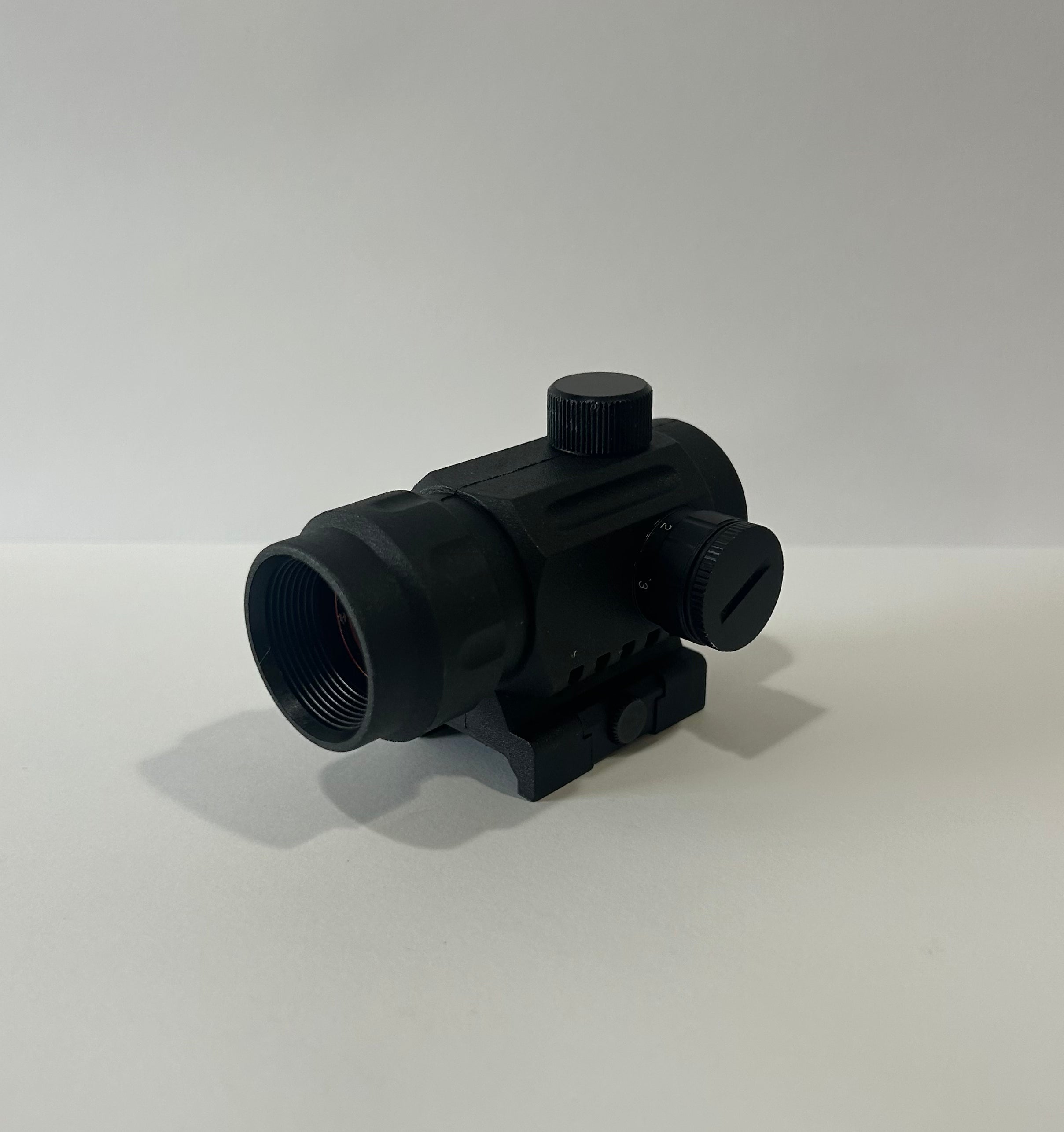 Valken Black Red Dot Airsoft Sight with Adjustable Magnification for Accurate Targeting