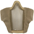 VALKEN TANGO MESH MASK in tan color designed for comfort and breathability during airsoft games