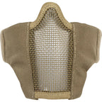 VALKEN TANGO MESH MASK in tan color designed for comfort and breathability during airsoft games
