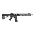 Black airsoft carbine with M-LOK handguard, adjustable stock and pistol grip