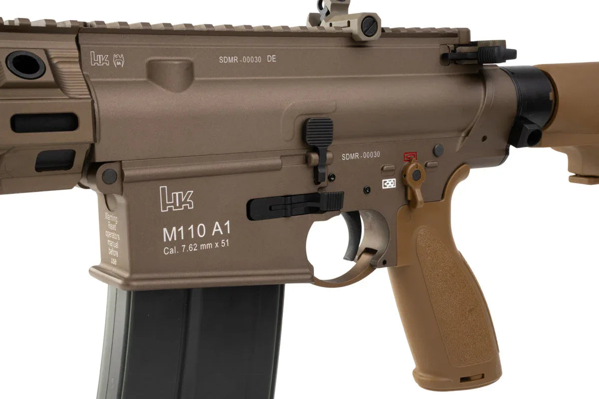 VFC UMAREX HK M110A1 Rifle in FDE Finish with Adjustable Handguard and Magazine