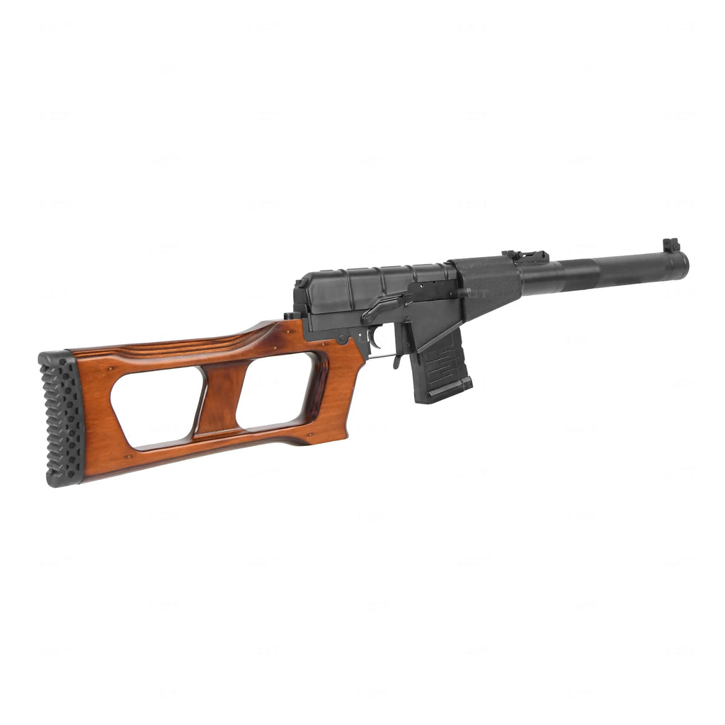 LCT Vintorez Airsoft AEG with Wooden Stock and Realistic Design for Optimal Performance