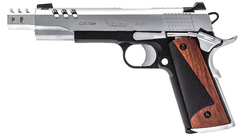 VORSK AIRSOFT CS DEFENDER PRO MEU GAS BLOWBACK PISTOL - BLACK & SILVER