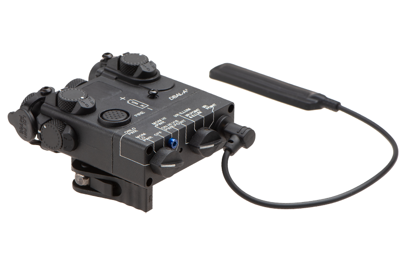 WADSN tactical accessory with multiple control knobs and a remote activation switch for enhanced functionality