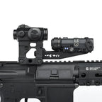 WADSN SKIFF HRF LASER MOUNT installed on a tactical firearm with advanced optics