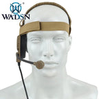 WADSN EVOIII TACTICAL HEADSET with Adjustable Headband and Microphone for Communication
