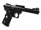WE Galaxy 1911 airsoft pistol with a sleek black finish and ergonomic grip for competitive shooting