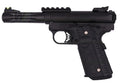WE Galaxy 1911 airsoft pistol with tactical rail and textured grip for enhanced control