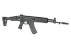 WELL PRO AK12 GBBR Airsoft Rifle with Tactical Features and Adjustable Stock