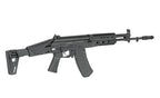 WELL PRO AK12 GBBR Airsoft Rifle with Tactical Stock and Picatinny Rail for Enhanced Customization