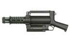 WELL PRO WE23-S MINIGUN in Black with Tactical Design for Airsoft and Outdoor Use