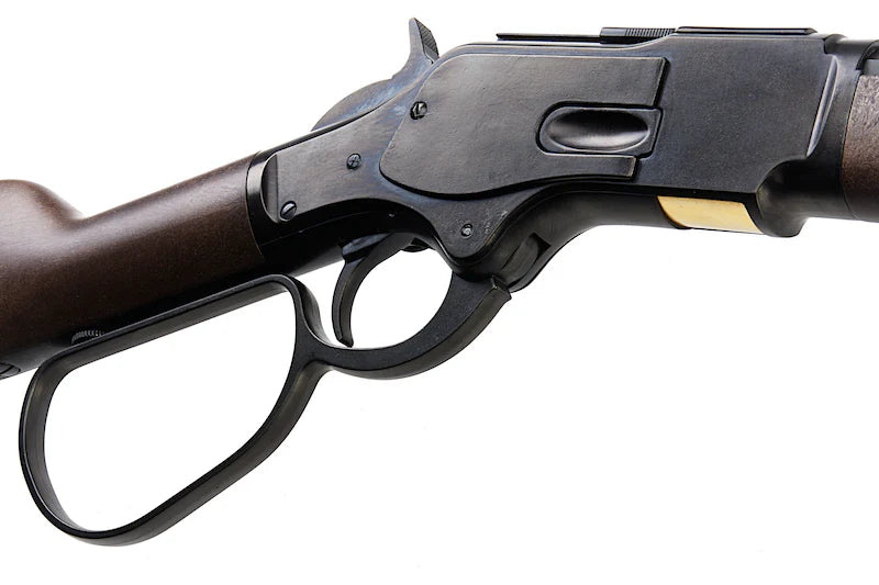 AEG KTW Winchester airsoft rifle side view showing detailed trigger and body design