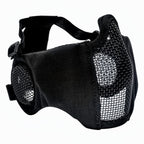 Valken Zulu Mesh Mask in Black provides breathable protection and comfort for airsoft enthusiasts